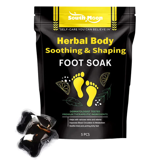 5Pcs Fat Burning Foot Bath Salt Soak Fast Slimming Ginger Soak Detox Detox Foot Loss Body Health Weight Care Stress Relax