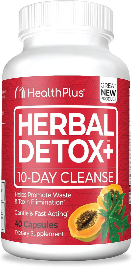 Herbal Detox+ (10-Day Cleanse), 40 Capsules, 20 Servings