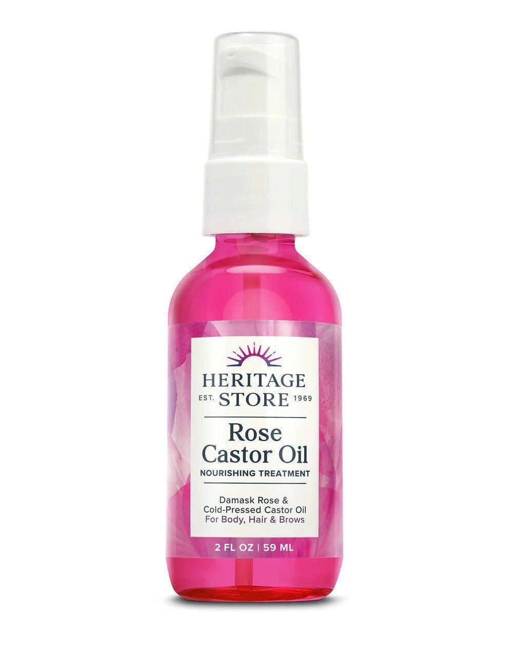 Rose Castor Oil Serum 2 Oz by Heritage Products